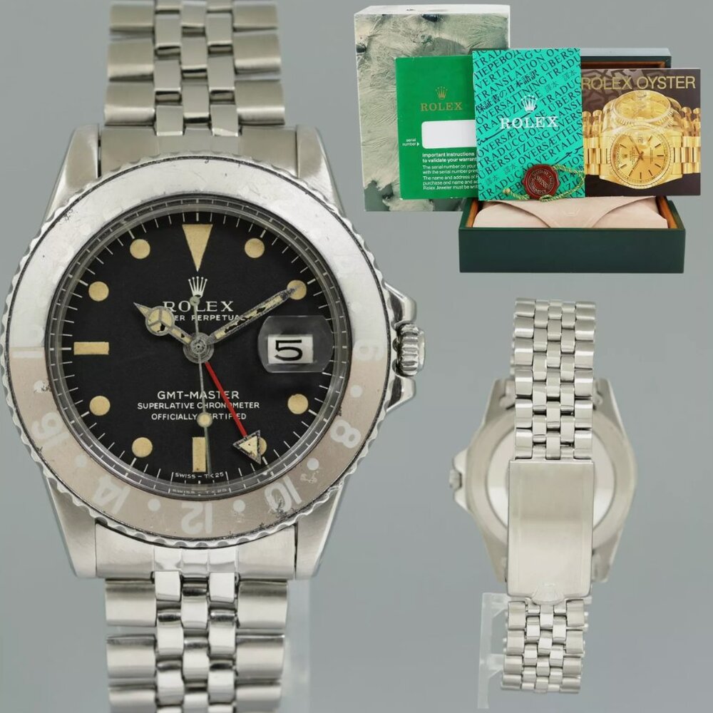Rare Vintage Rolex Men's GMT Ghost Master Watch